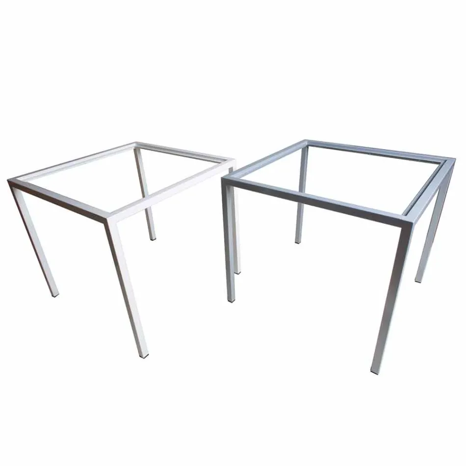 Modern 50x50cm coffee table in Nina metal, made in Italy Viadurini