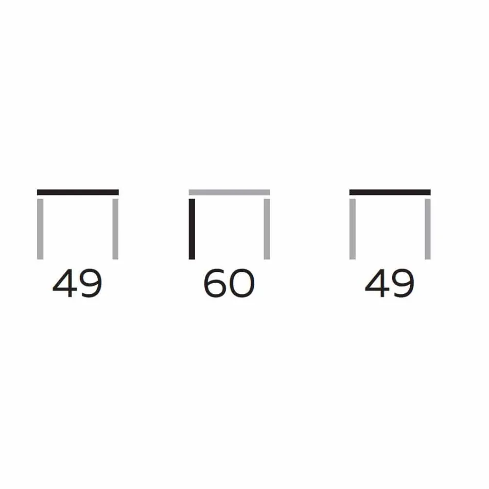 Modern Coffee Table with Round Top in Gres Made in Italy - Stuttgart Viadurini