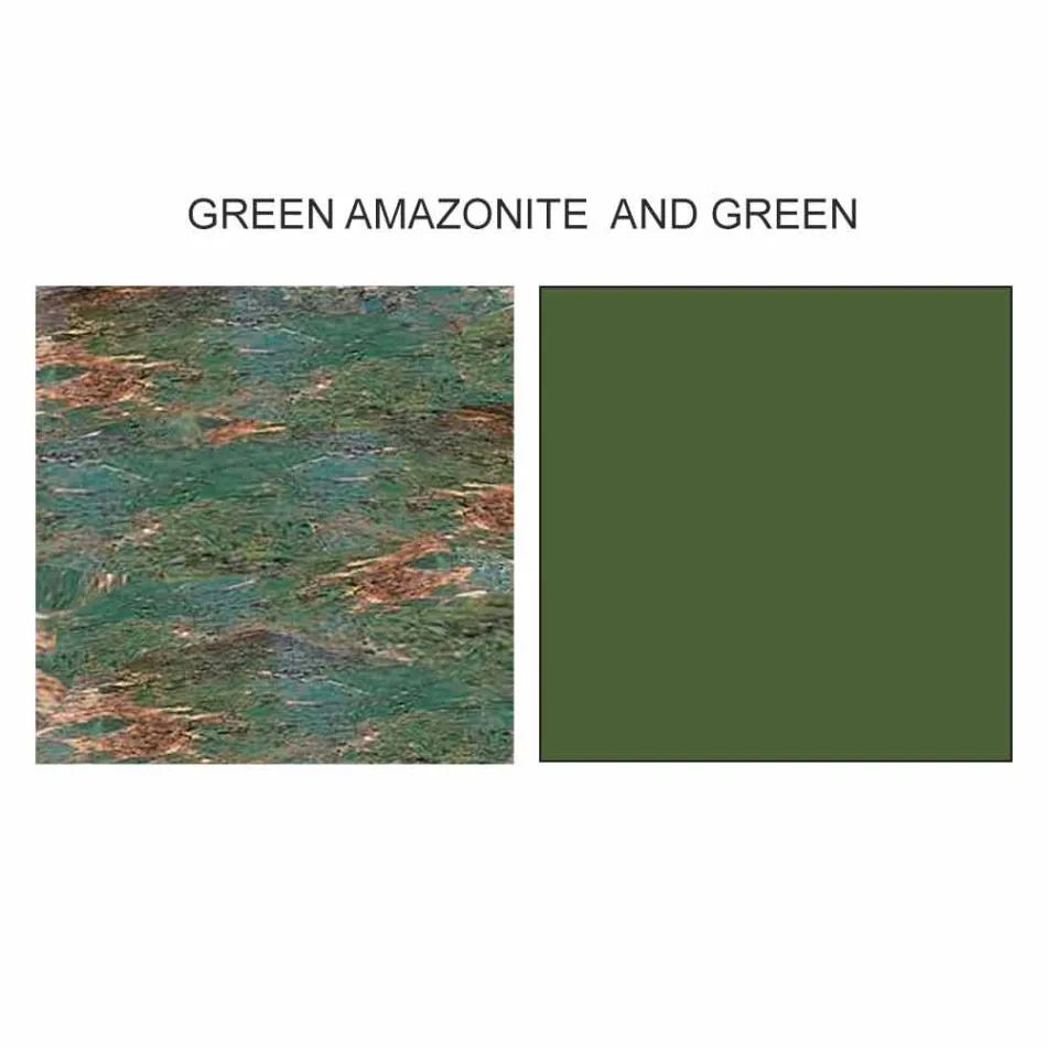 Round Design Coffee Table in Stoneware and Ash Made in Italy - Bering Viadurini