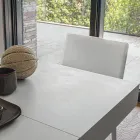 Transformable Coffee Table in Wood and Metal, Made in Italy - Sanrocco Viadurini