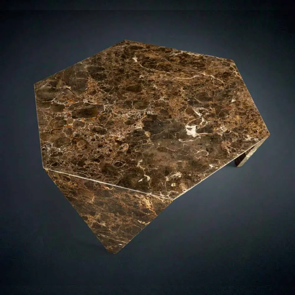 Fully Marble Side Table Ruche Viadurini