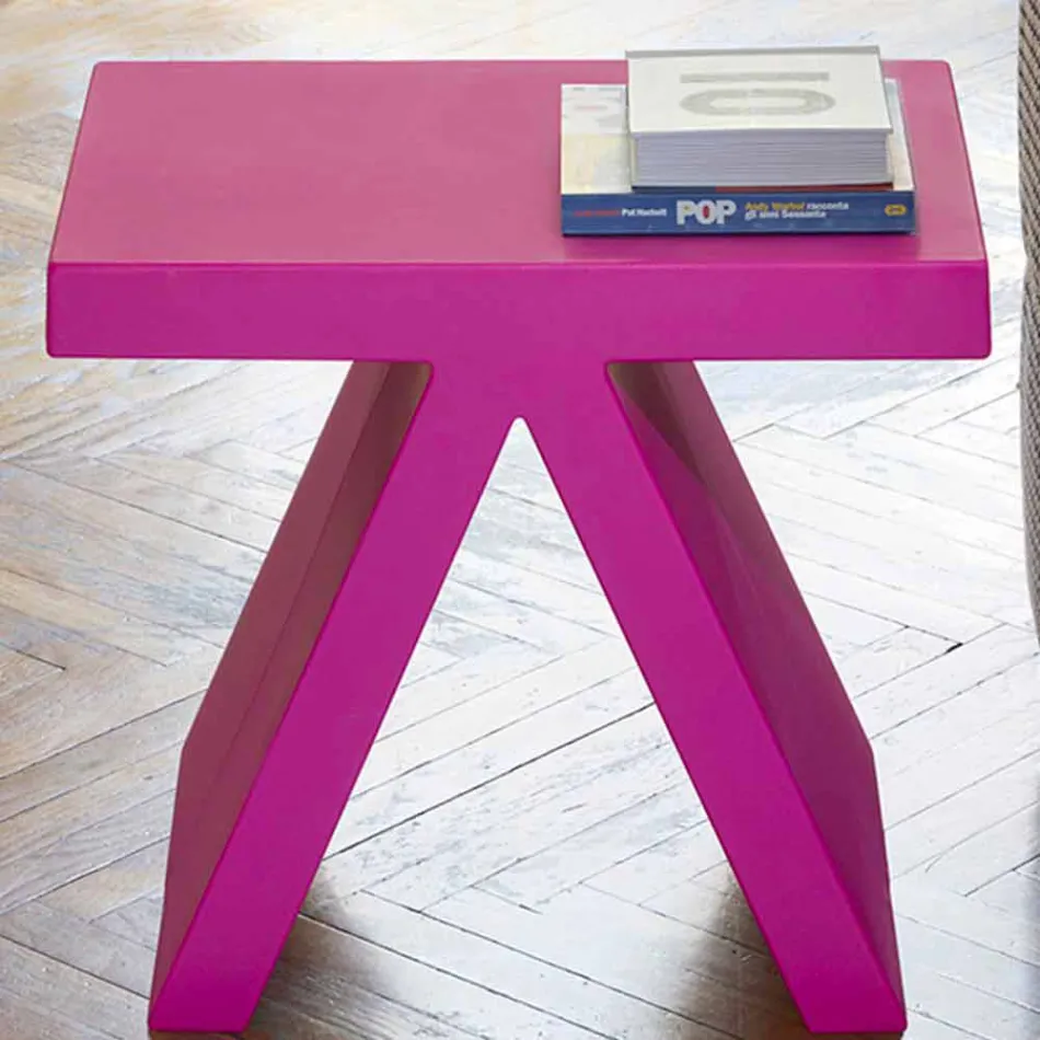 Slide Toy indoor colored geometric coffee table made in Italy Viadurini