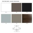 Garden Coffee Table with Round Top in Polyethylene Made in Italy - Tibaldo Viadurini