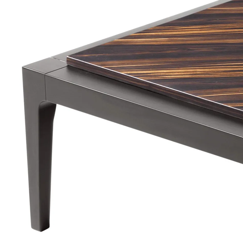 Grilli Zarafa modern design solid wood coffee table made in Italy Viadurini