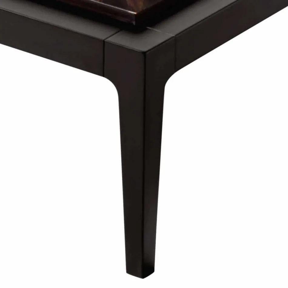 Grilli Zarafa design solid wood coffee table made in Italy Viadurini