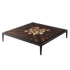 Grilli Zarafa modern design solid wood coffee table made in Italy Viadurini