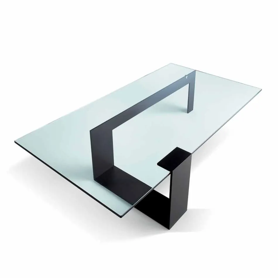 Modern Design Extralight Glass Coffee Table Made in Italy - Scoby Viadurini