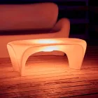 RGB Luminous Coffee Table for Outdoor or Indoor Design in Plastic - Lily by Myyour Viadurini