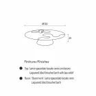 Contemporary black coffee table made of lacquered larch wood Lily Viadurini