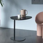 Coffee Table for Living Room in Metal and Marquinia Marble, Luxury Design - Yassine Viadurini