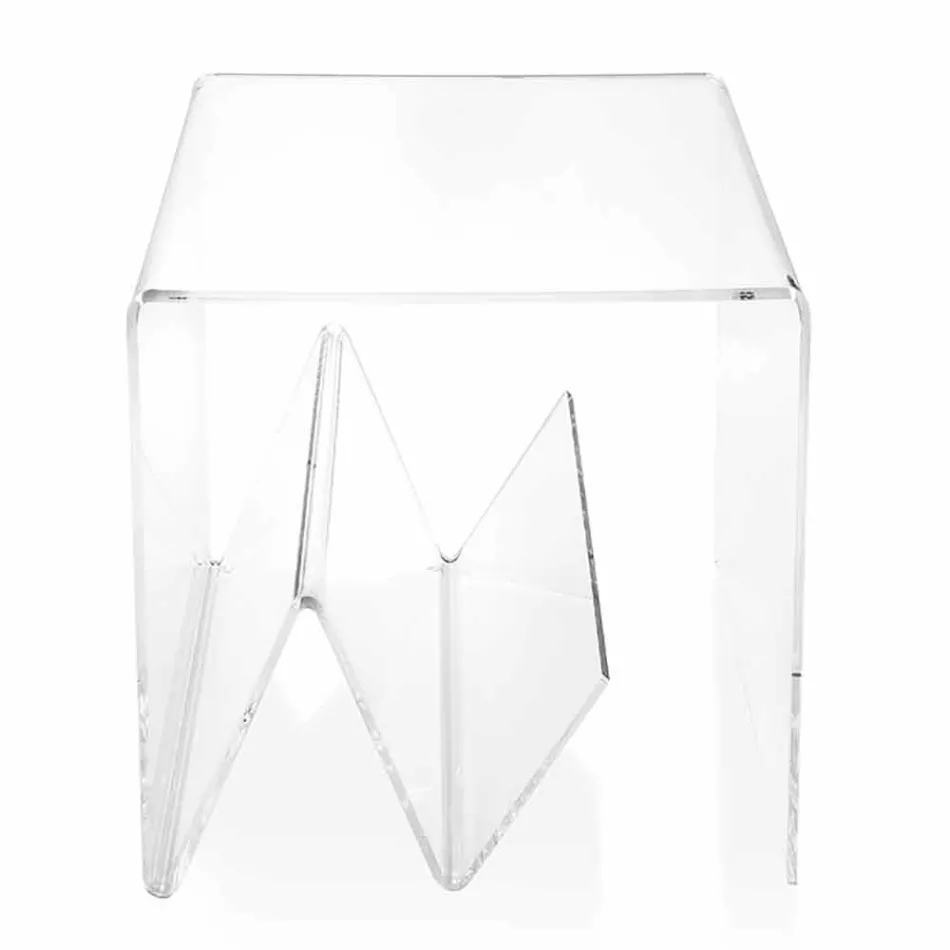 Modern design coffee table / magazine rack, in Cavour plexiglass Viadurini