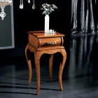 Classic Style Telephone Stand in Wood Made in Italy - Hastings Viadurini