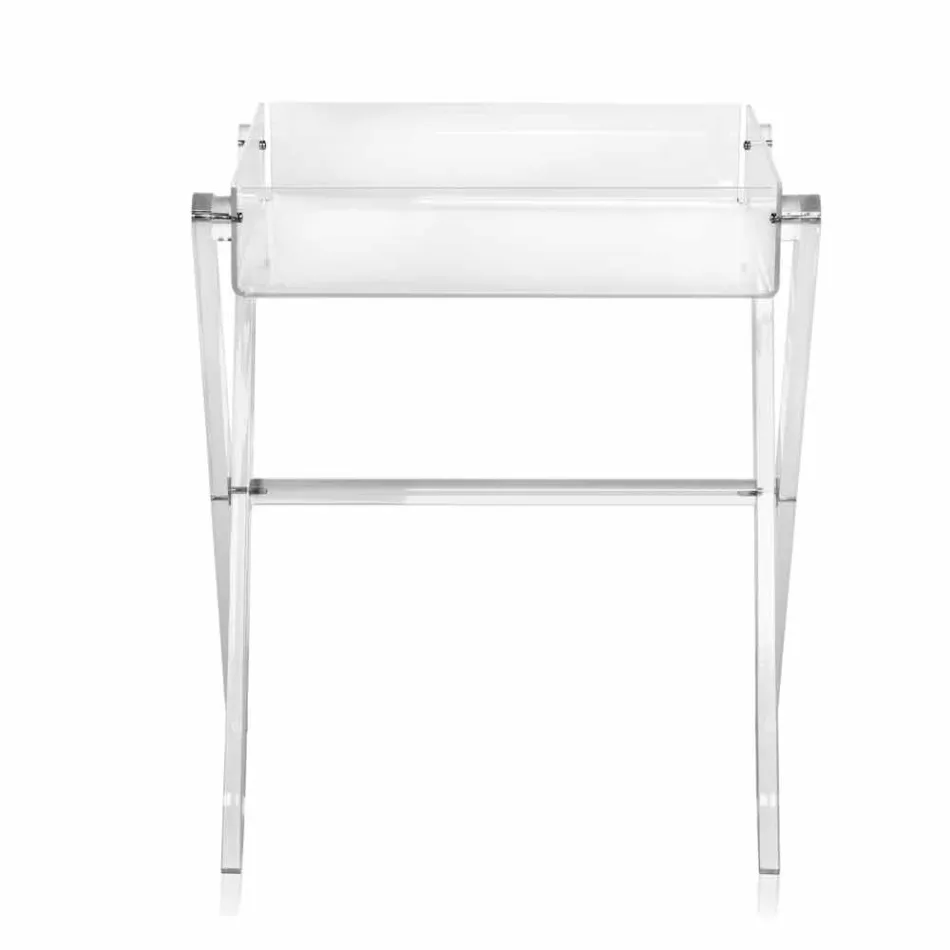 Olivia made of transparent design coffee table made in Italy Viadurini