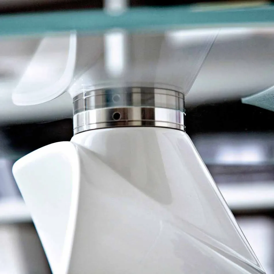 Coffee Table with Glass Top with Made in Italy Screen Printing - Campari Viadurini