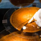 Coffee Table in Wood and Steel with Metal Legs Made in Italy - Damascus Viadurini