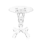 Round Coffee Table in Transparent Plexiglass 2 Dimensions - Phosphorus Viadurini