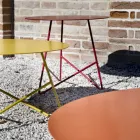 Round Metal Garden Coffee Table in Various Colors and 3 Sizes - Magali Viadurini
