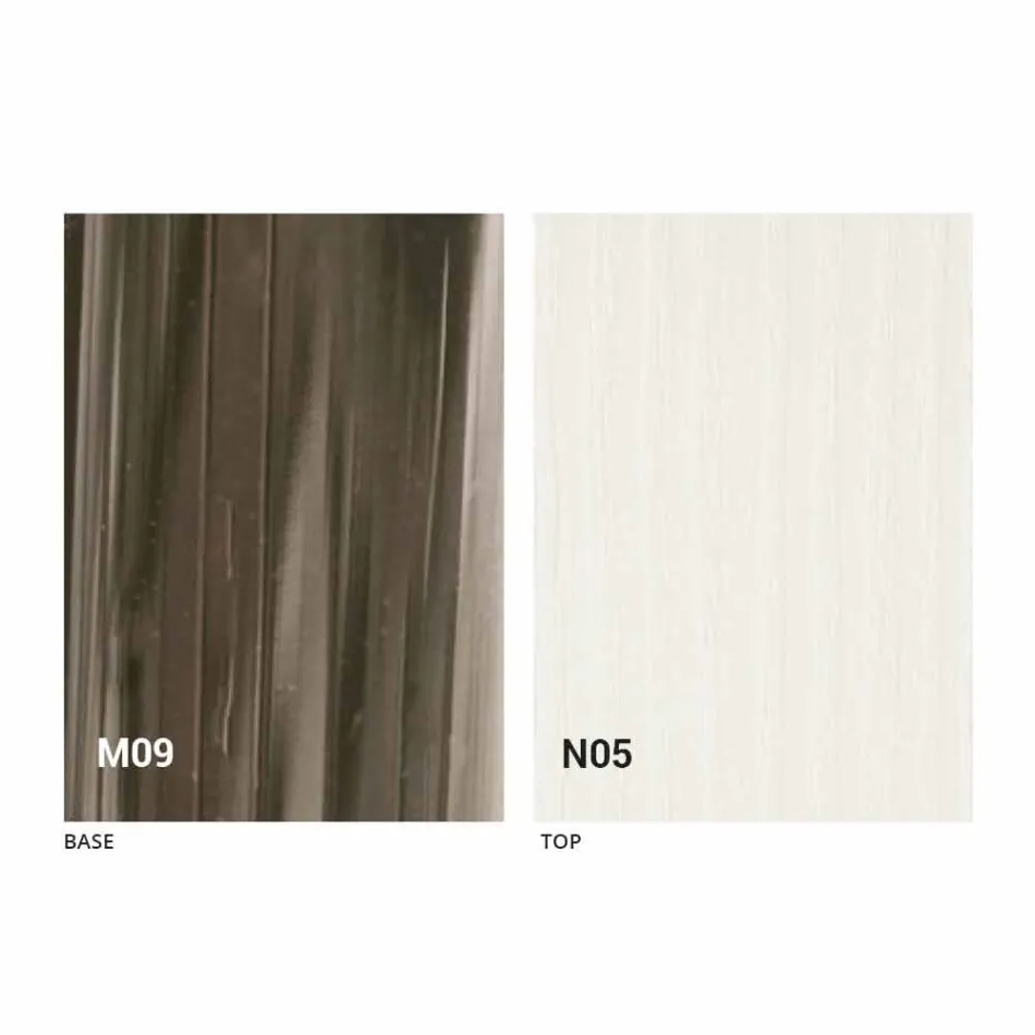 Transformable Design Coffee Table in Wood and Black Metal Made in Italy - Niverio Viadurini