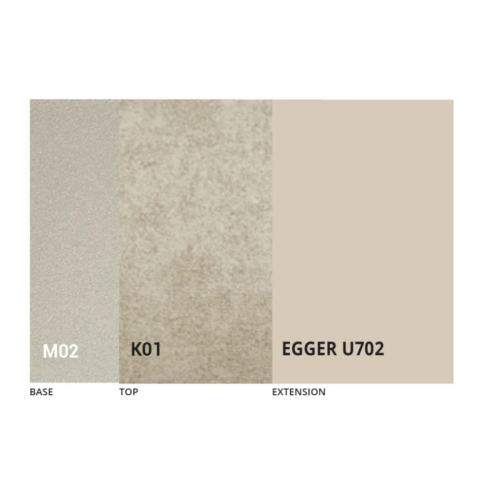 Transformable Coffee Table in Metal and Ceramic Design Made in Italy - Saturn Viadurini