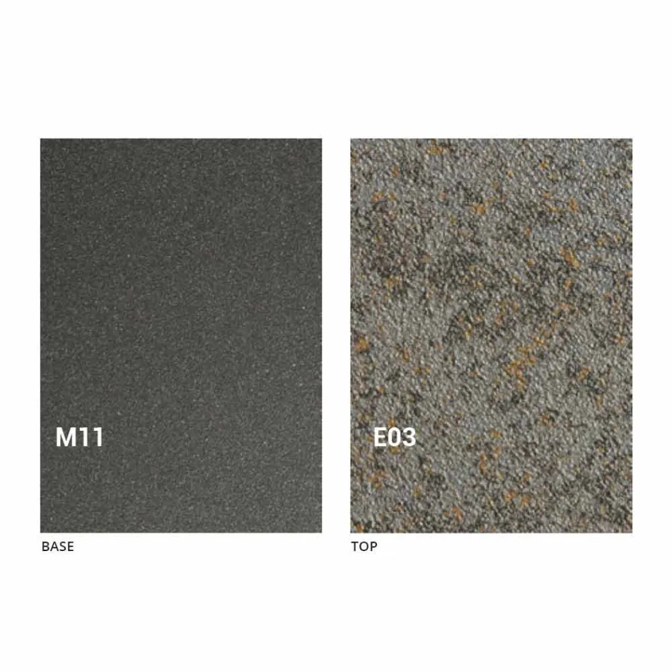 Modern Transformable Coffee Table with Malta Effect Top Made in Italy - Patroclus Viadurini