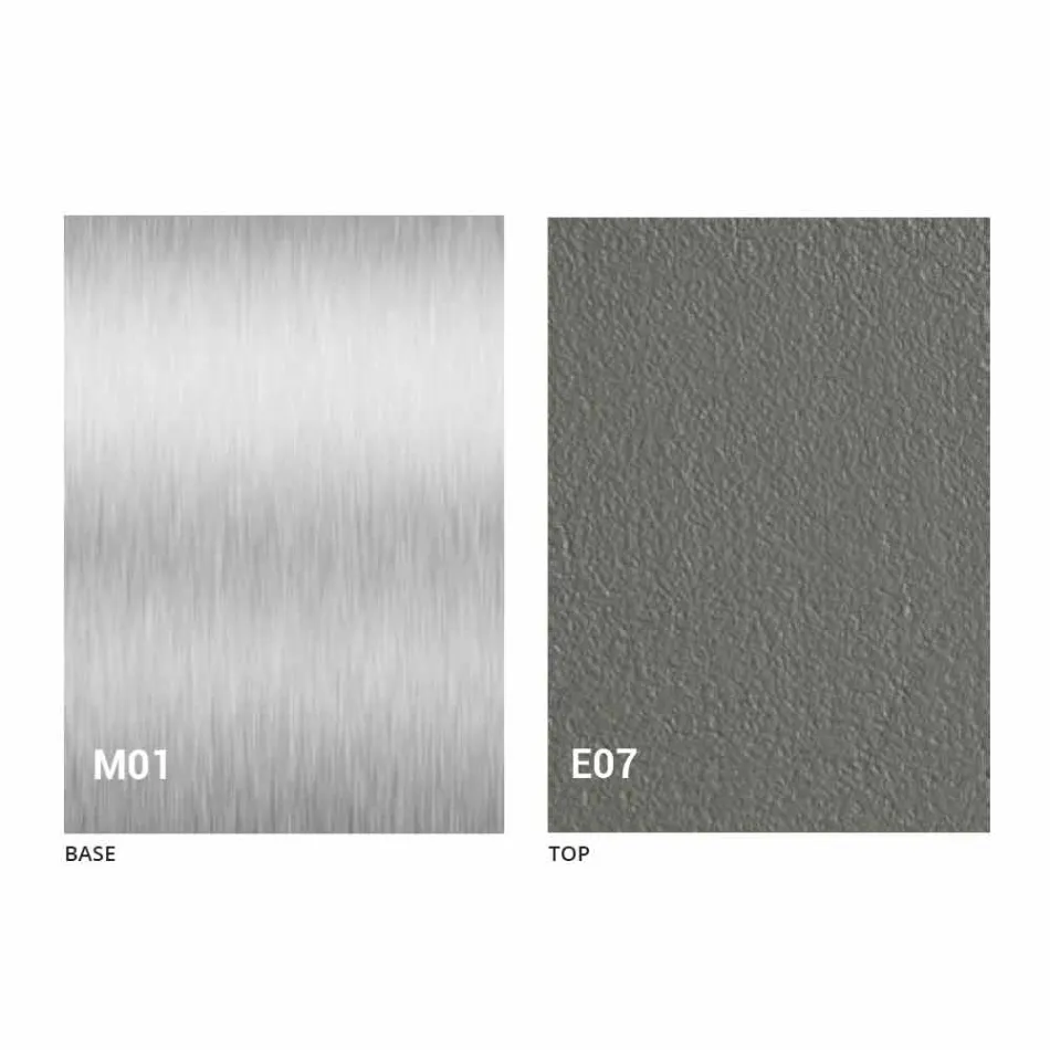 Modern Transformable Coffee Table with Mortar Effect Top Made in Italy - Salomon Viadurini