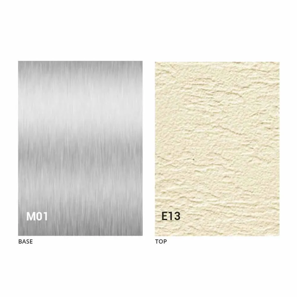 Modern Transformable Coffee Table with Mortar Effect Top Made in Italy - Salomon Viadurini