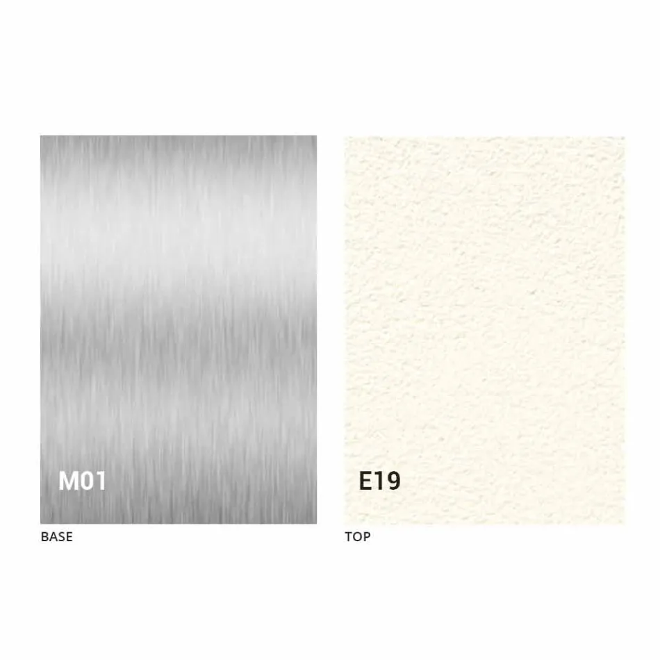 Modern Transformable Coffee Table with Mortar Effect Top Made in Italy - Salomon Viadurini