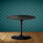 Eero Saarinen Tulip Coffee Table H 41 in Somnia Ceramic Made in Italy - Scarlet Viadurini
