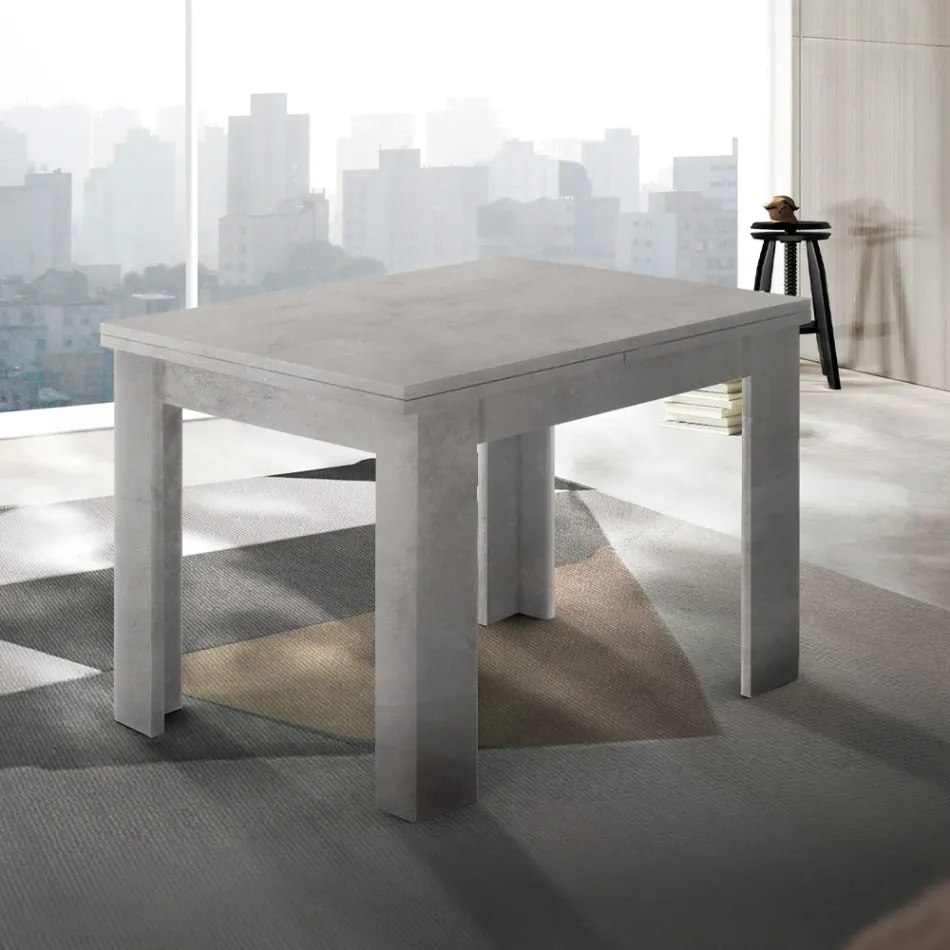 Sustainable Wood Extendable Table to 180 cm - Perro Viadurini