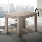 Sustainable Wood Extendable Table to 180 cm - Perro Viadurini