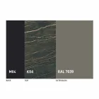 Extendable Dining Table to 2.8 m in Ceramic and Metal Legs - Paoluccio Viadurini