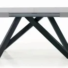 Extendable Table with Synchronized Central Opening in Laminate - Settimmio Viadurini