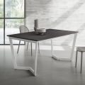 Extendable Table Up to 238 cm in Metal and Hpl Made in Italy - Pablito