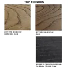 Extendable Table up to 300 cm in Venereed Wood Made in Italy – Ezzellino Viadurini