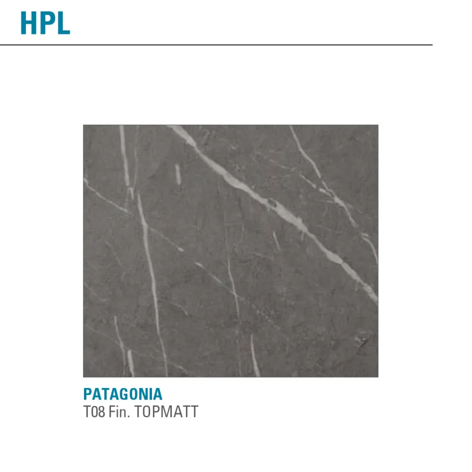 Extendable Table Up to 334 cm in Aluminum and Hpl Made in Italy - Filiberto Viadurini