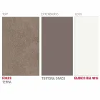 Extendable Table Up to 238 cm in Laminam and Metal Made in Italy - Remigio Viadurini