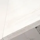 Extendable Table Up to 255 cm in Wood and Plexiglass Made in Italy - Elide Viadurini
