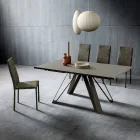 Extendable Table Up to 280 cm in Fenix Made in Italy, Precious - Aresto Viadurini