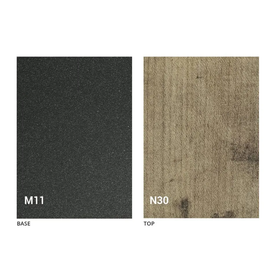 Extendable table up to 280 cm in Wood and Metal Made in Italy - Gallotto Viadurini