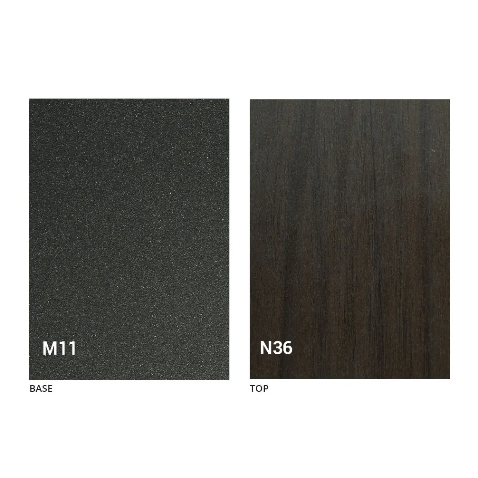 Extendable table up to 280 cm in Wood and Metal Made in Italy - Gallotto Viadurini