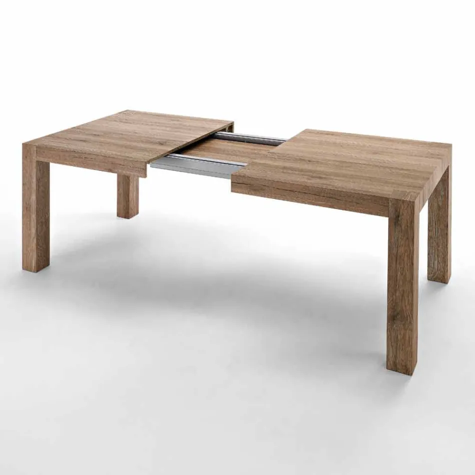 Extendable table up to 300 cm modern design in Oky melamine Viadurini