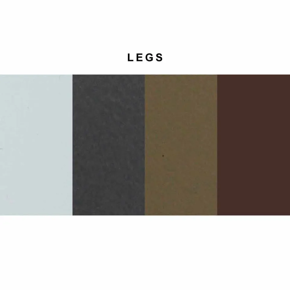 Extendable Table Up to 300 cm in Fenix and Steel Made in Italy - Settimmio Viadurini