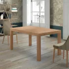 Extensible Table Up to 470 cm in Wood Veneer Made in Italy - Gordito Viadurini