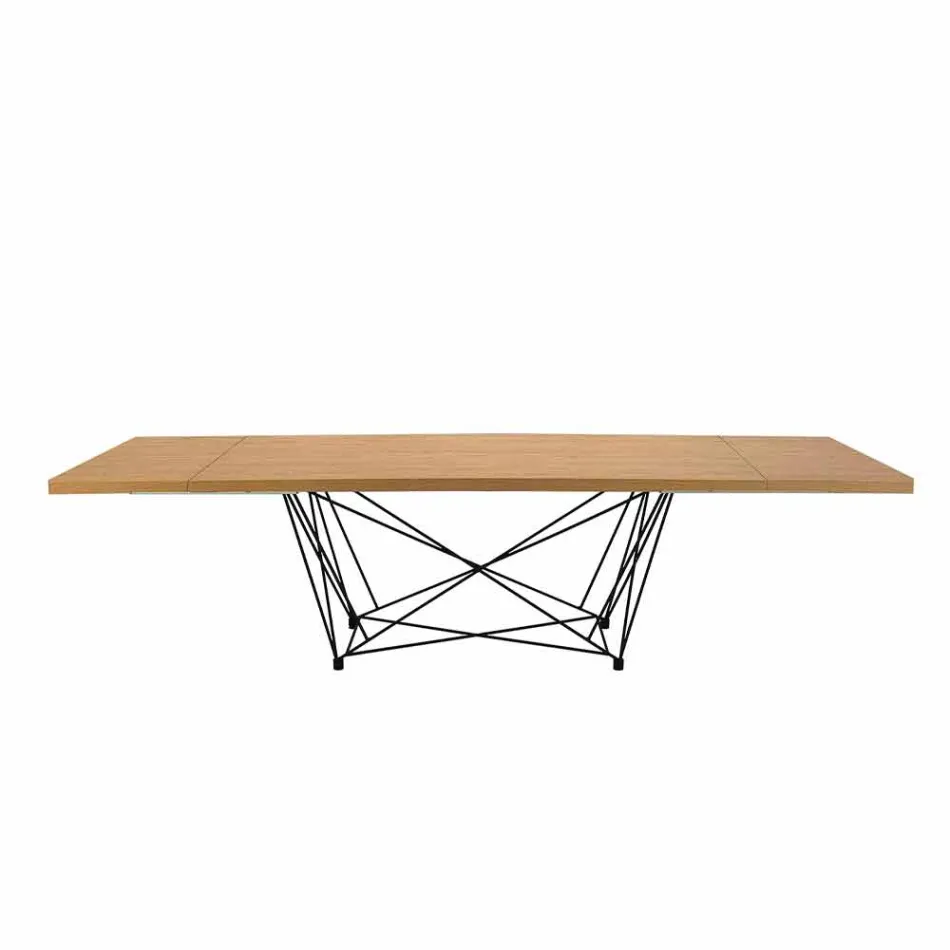 Modern Extendable Table 14 Seats with Laminated Top Made in Italy - Ezzellino  Viadurini