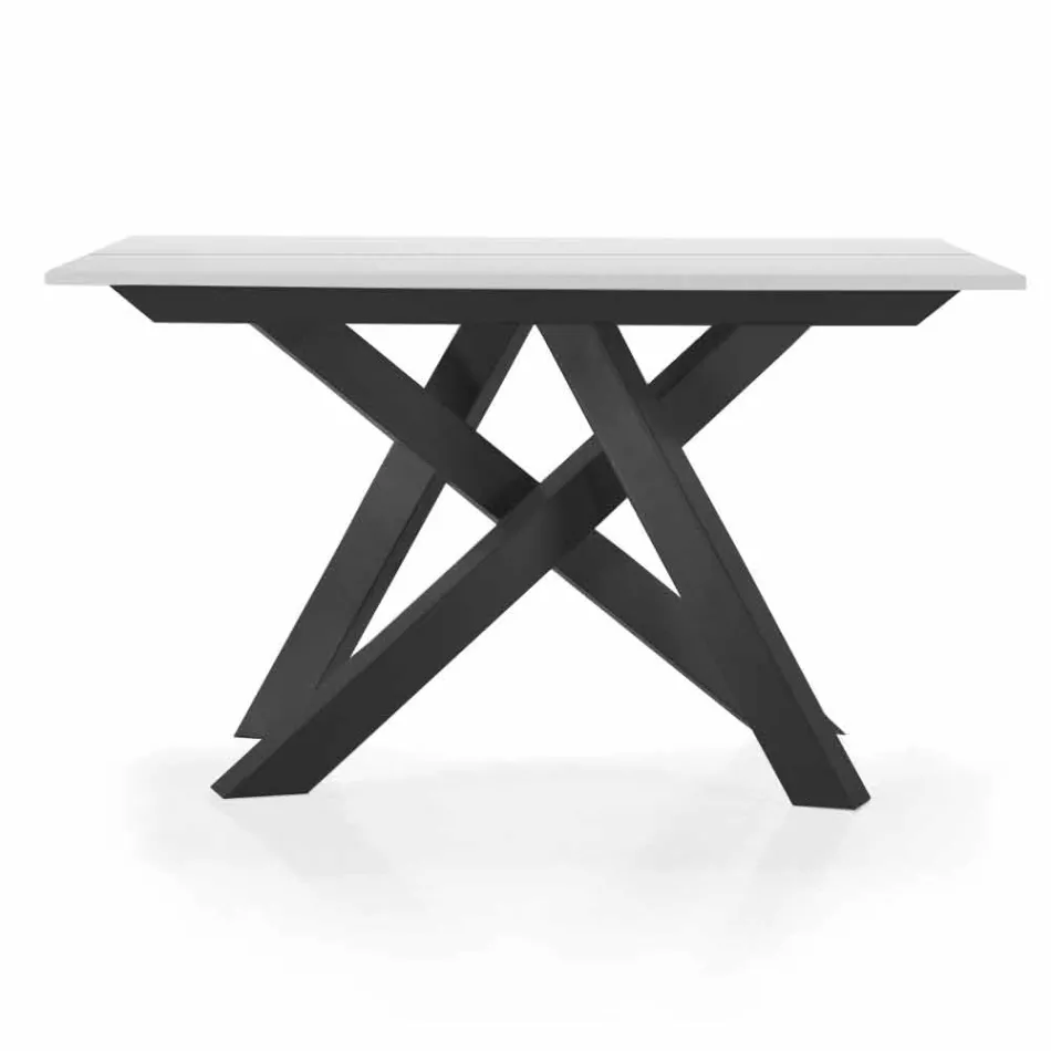 Extendable Table Console up to 325 cm in Melamine Made in Italy – Settimmio Viadurini