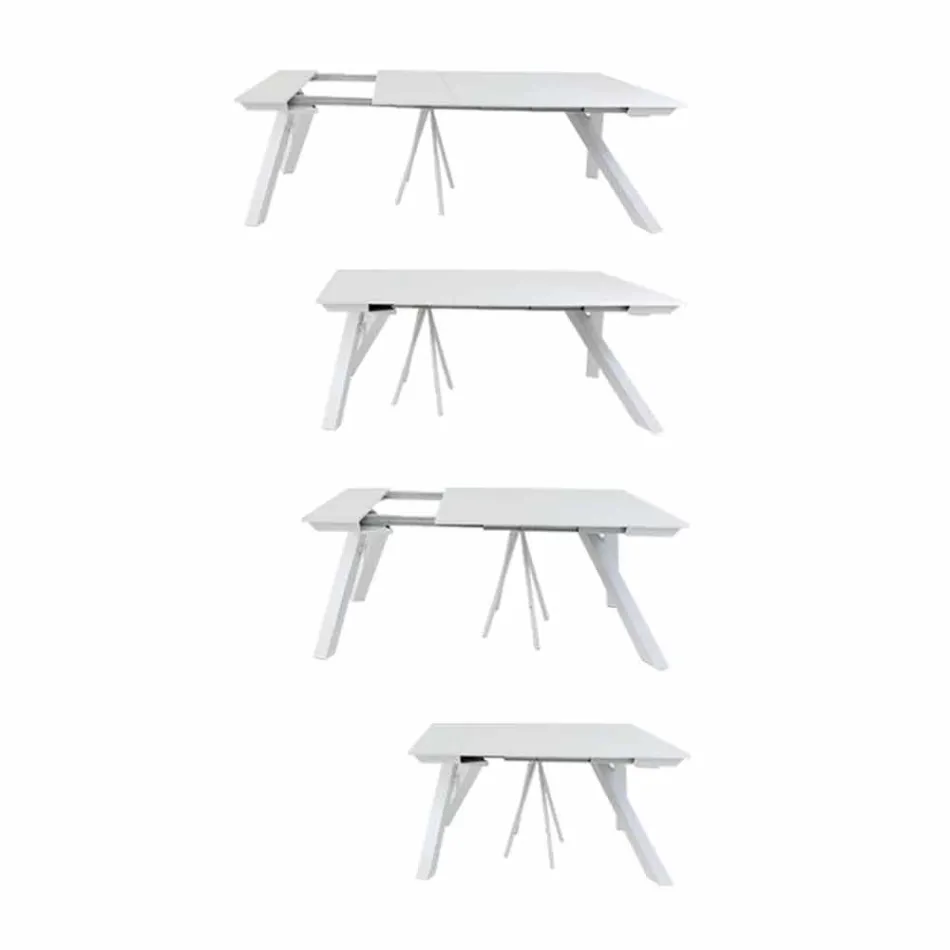 Extendable Table Console up to 325 cm in Melamine Made in Italy – Settimmio Viadurini