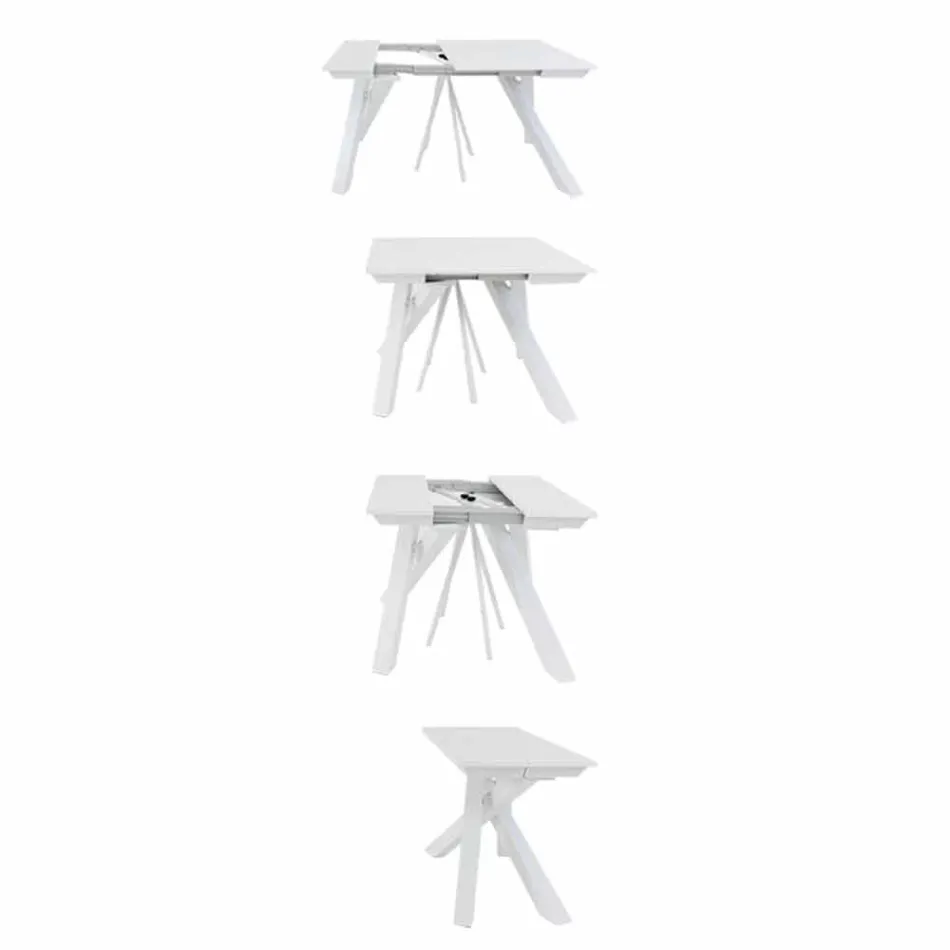 Extendable Table Console up to 325 cm in Melamine Made in Italy – Settimmio Viadurini