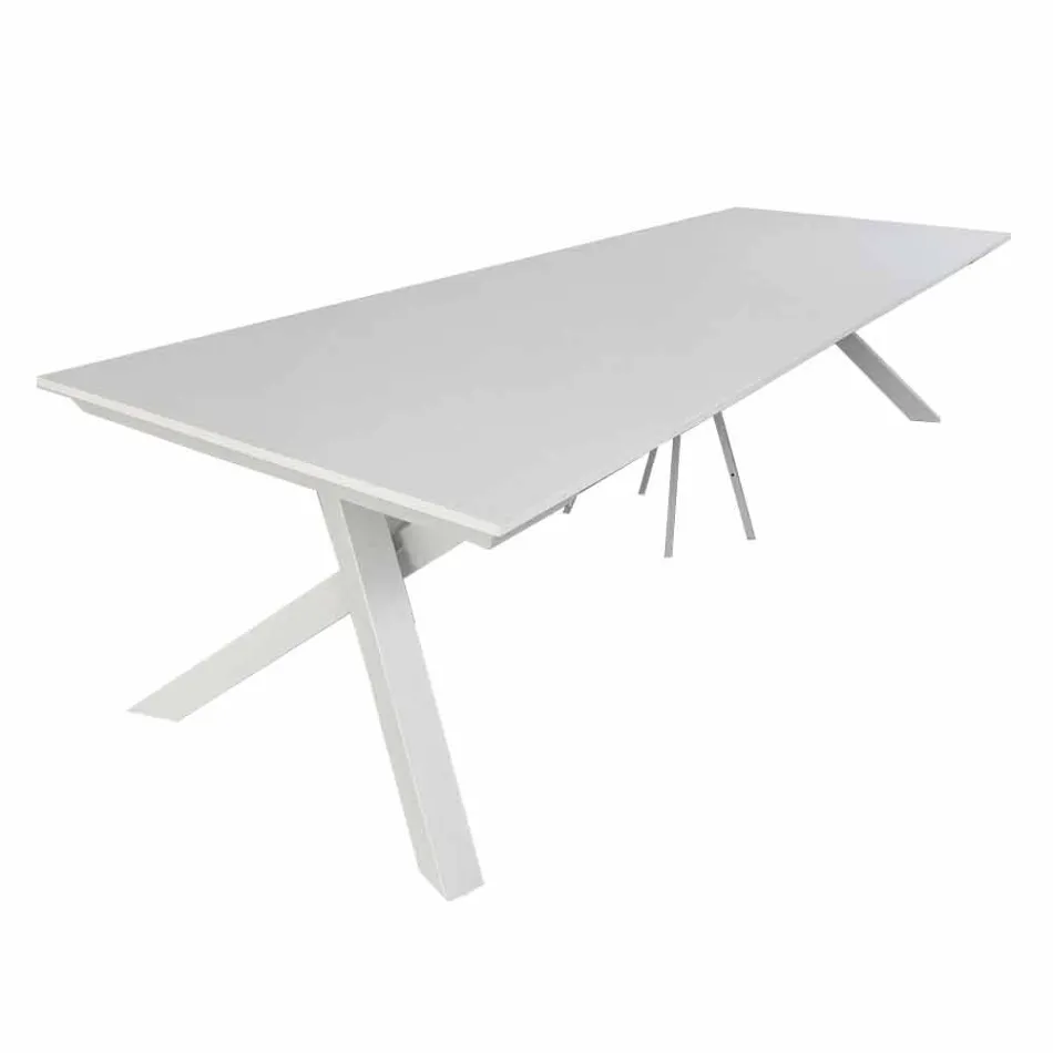 Extendable Table Console up to 325 cm in Melamine Made in Italy – Settimmio Viadurini
