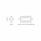 Extendable Table Console up to 325 cm in Melamine Made in Italy – Settimmio Viadurini