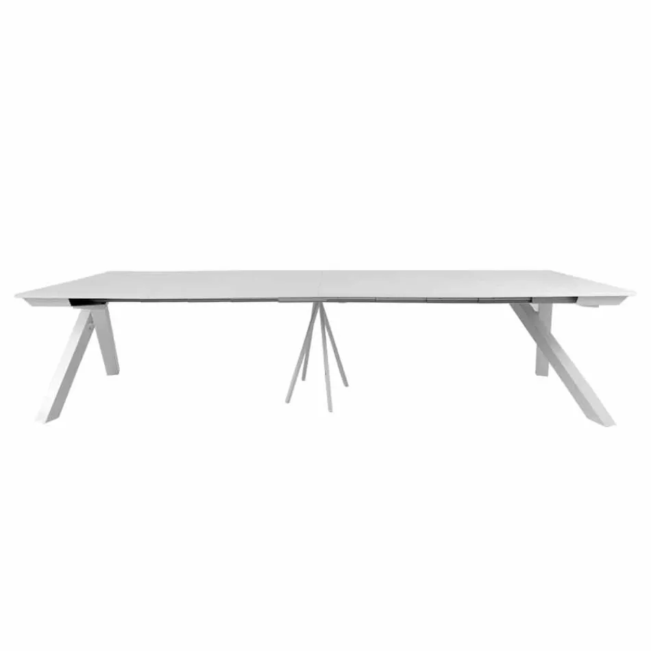 Extendable Table Console up to 325 cm in Melamine Made in Italy – Settimmio Viadurini
